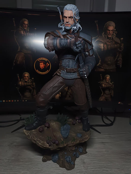 Figurine Geralt de Riv Fan Art - The witcher