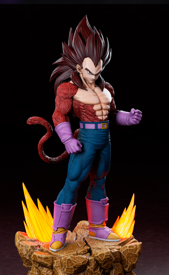 Figurine Vegeta SSJ4 Fan Art - Dragon Ball GT