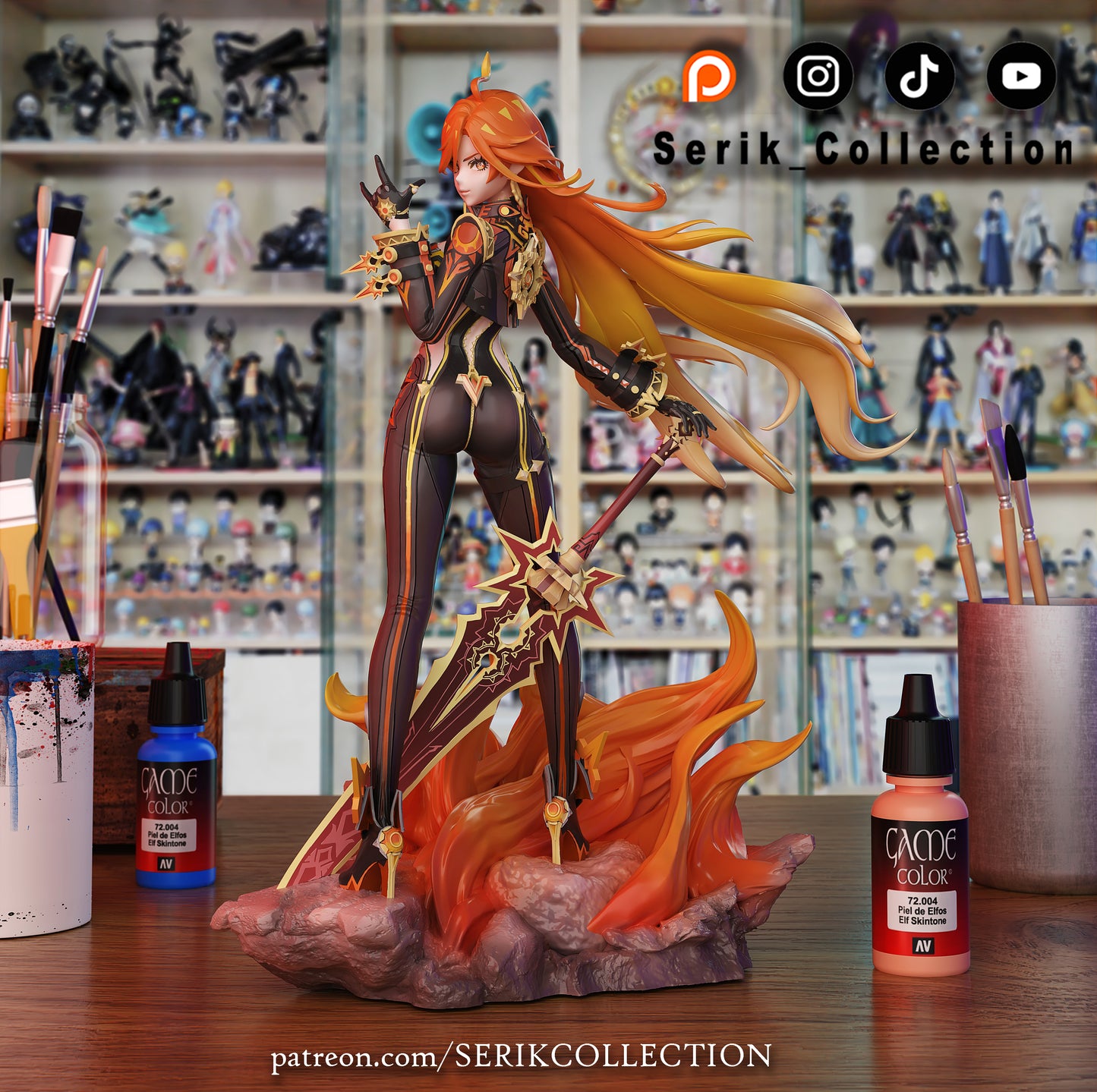 Figurine Mavuika Fan Art - Genshin Impact