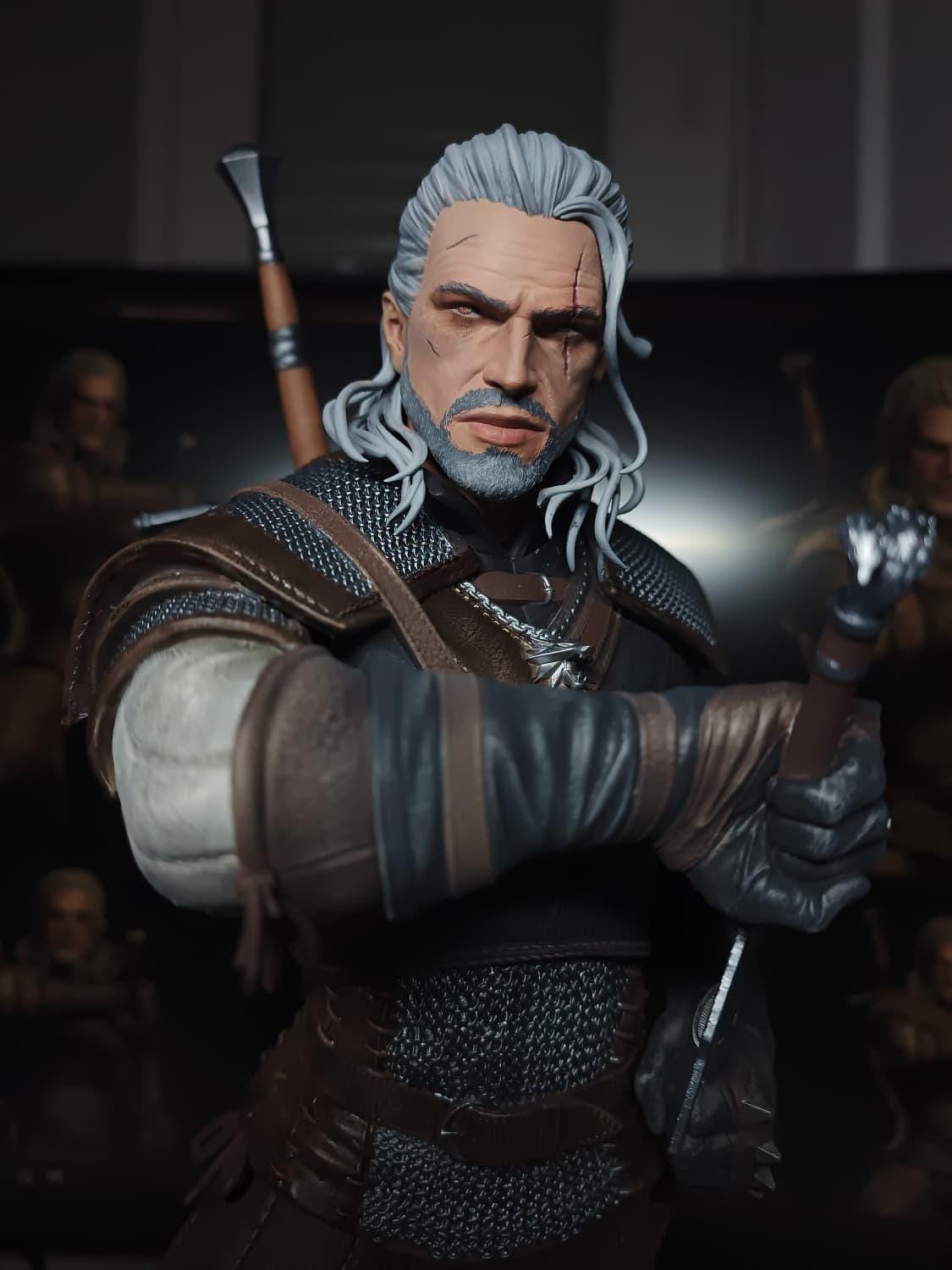 Figurine Geralt de Riv Fan Art - The witcher