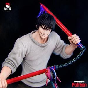 Figurine Toji Fushiguro Fan Art - Jujutsu Kaisen