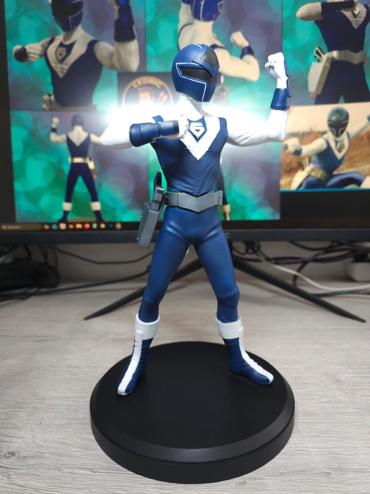Maskman Blue Fan Art Figure - Bioman 2