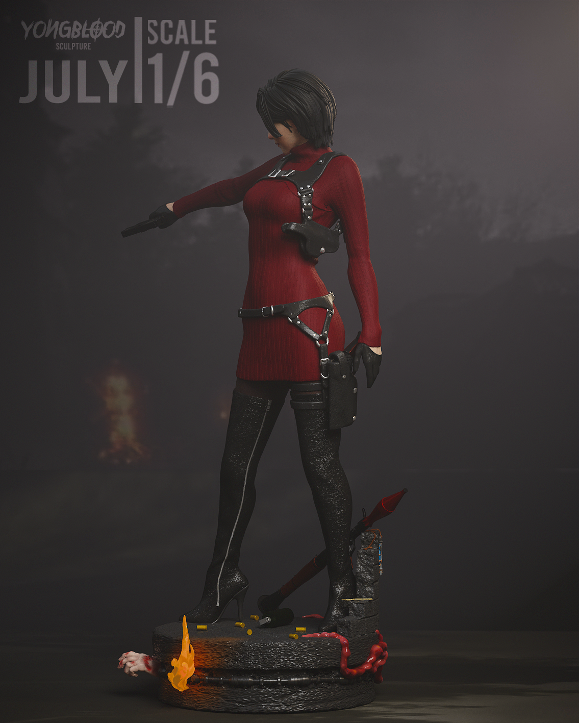 Figurine Ada Wong Fan Art  - Resident Evil