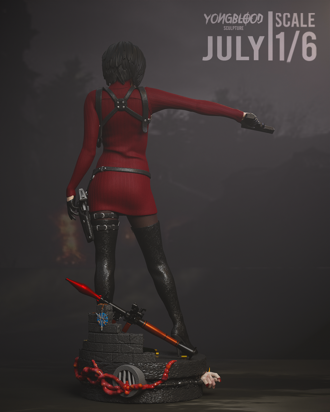 Figurine Ada Wong Fan Art  - Resident Evil