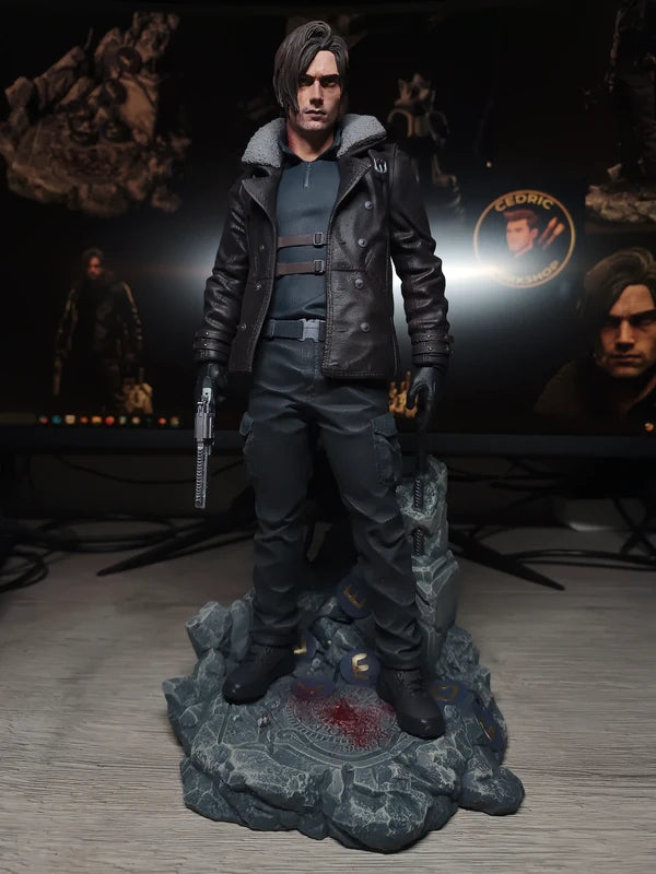 Figurine Leon Kennedy Fan Art - Resident Evil Requiem
