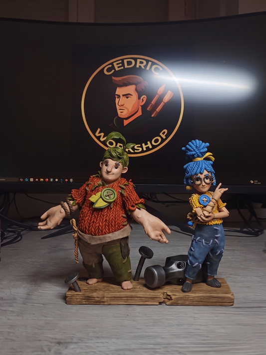 Figurine Cody et May Fan Art  - It takes two