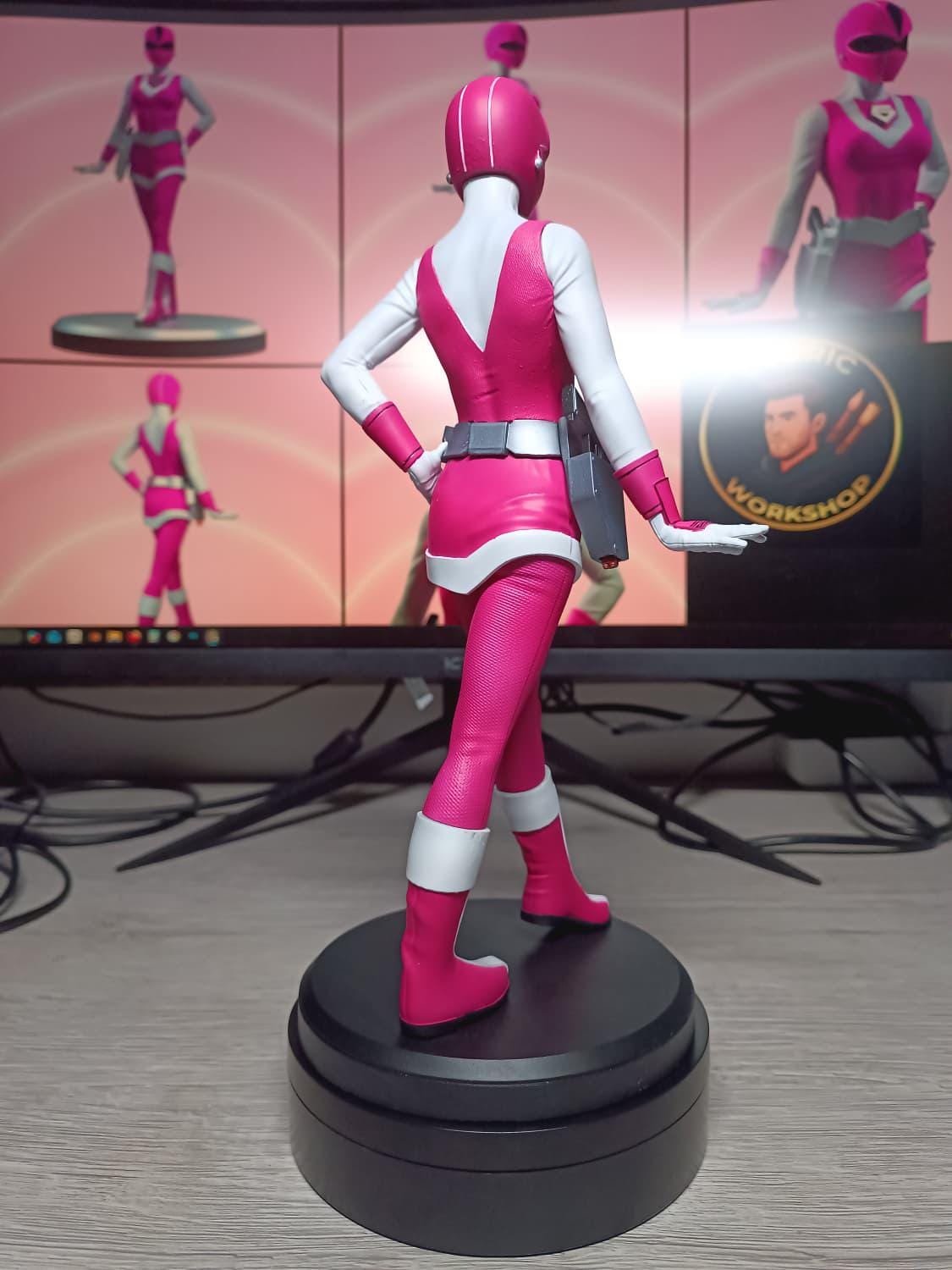 Figurine Maskman Rose Fan Art - Bioman 2
