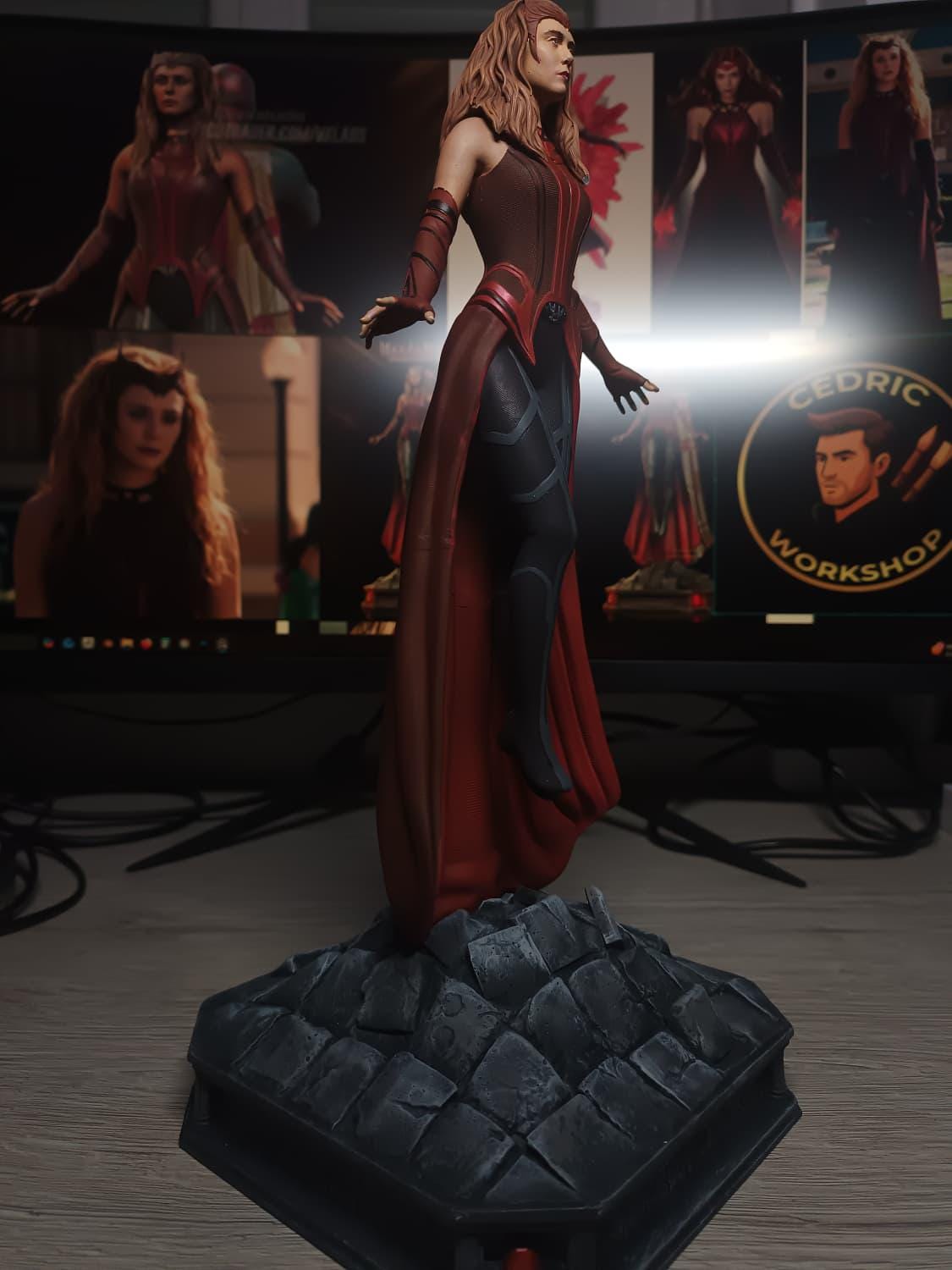 Figurine Scarlet Witch Fan Art - Marvel