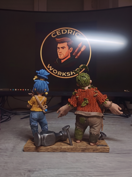 Figurine Cody et May Fan Art  - It takes two