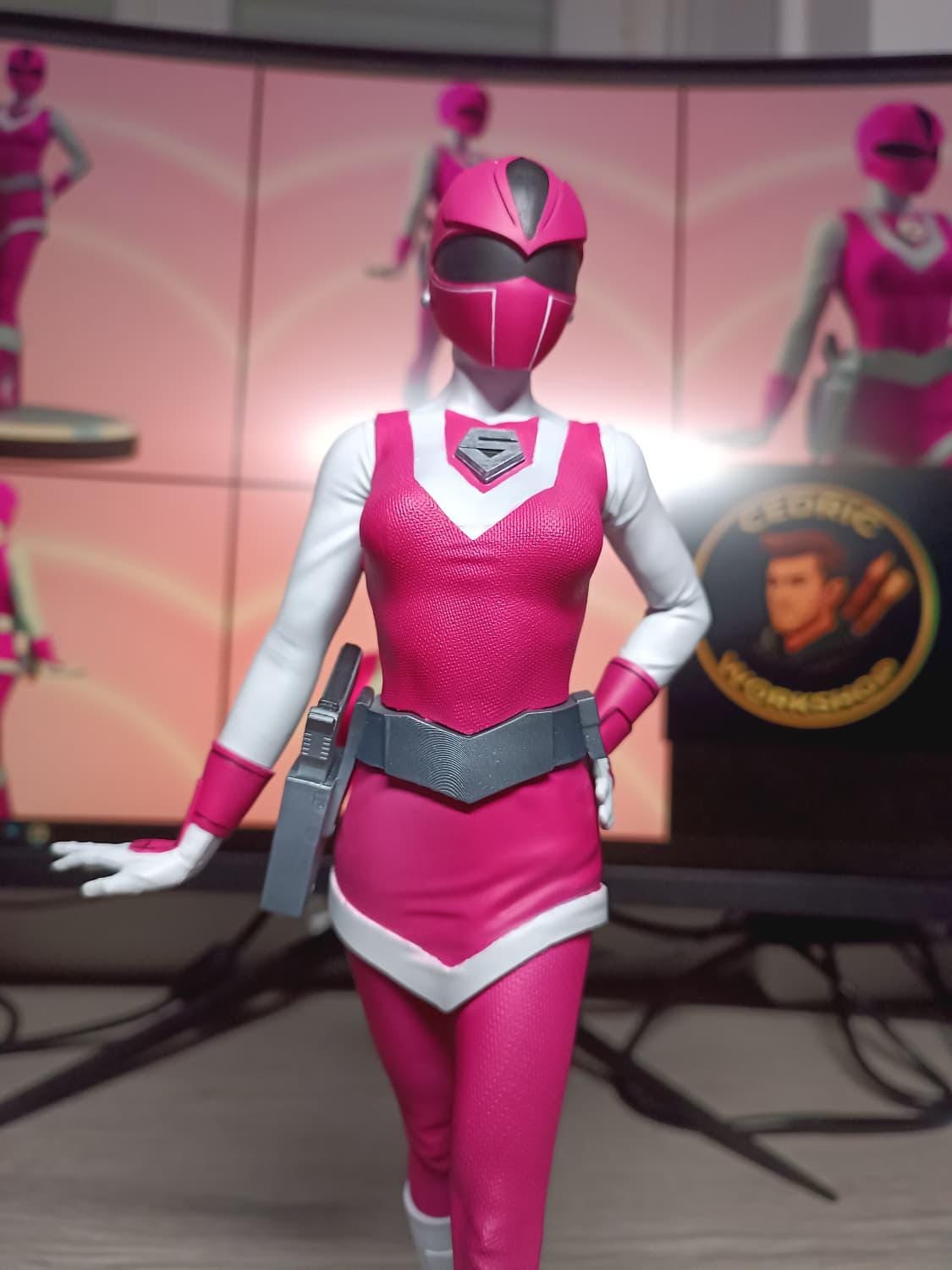 Figurine Maskman Rose Fan Art - Bioman 2