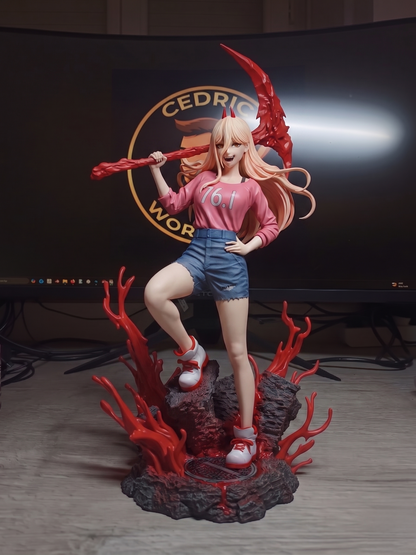 Figurine Power Fan Art - Chainsaw Man