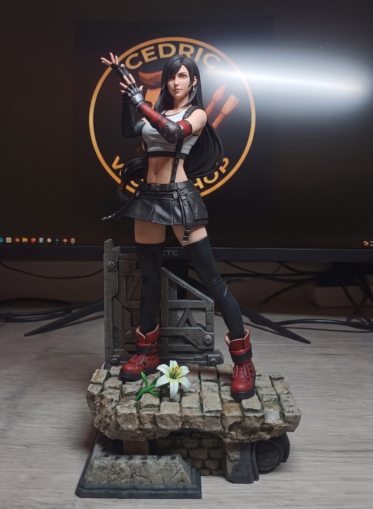 Figurine Tifa Fan Art  - Final Fantasy