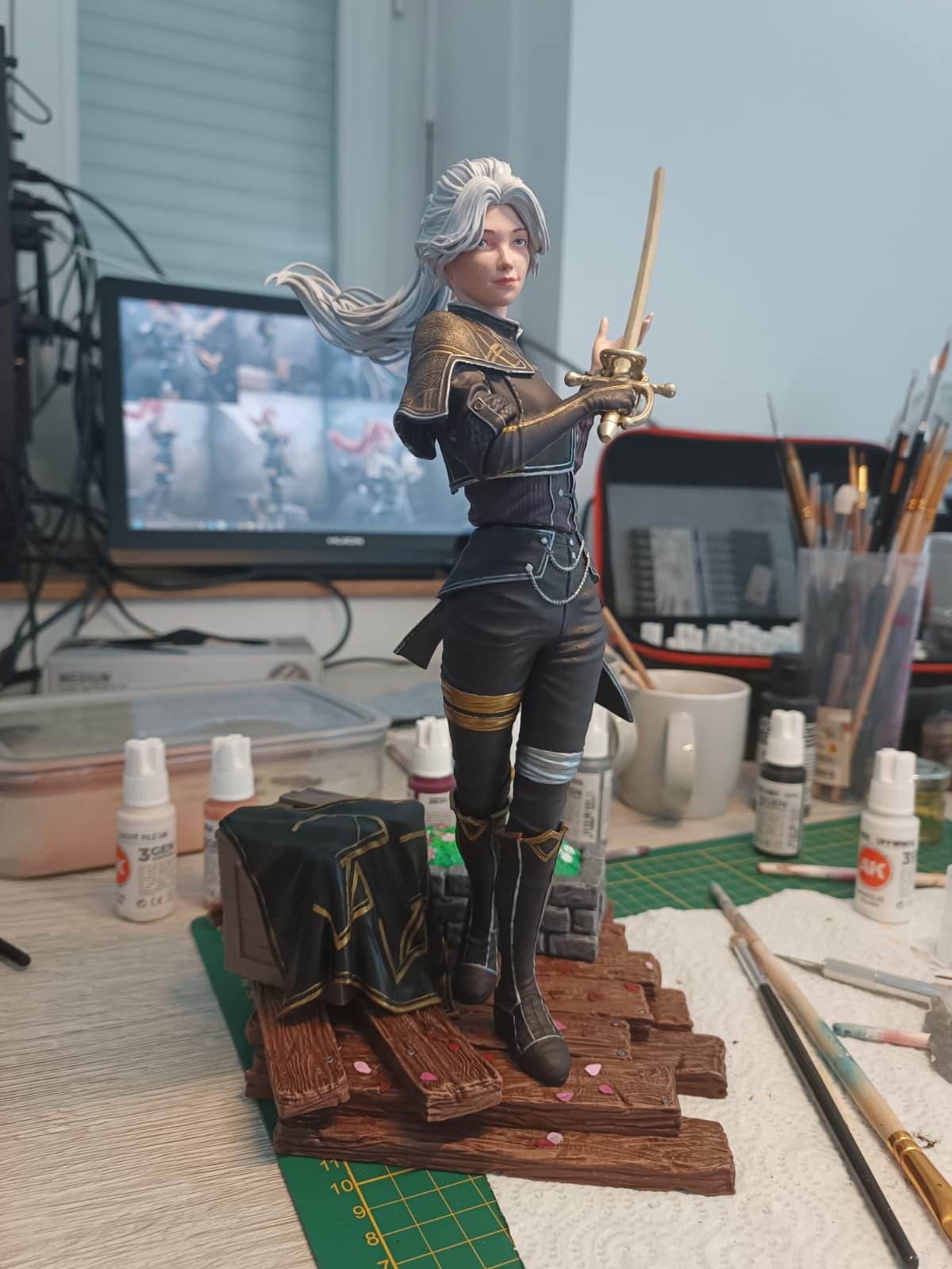 Figurine Maëlle Fan Art - Clair Obscur Expédition 33