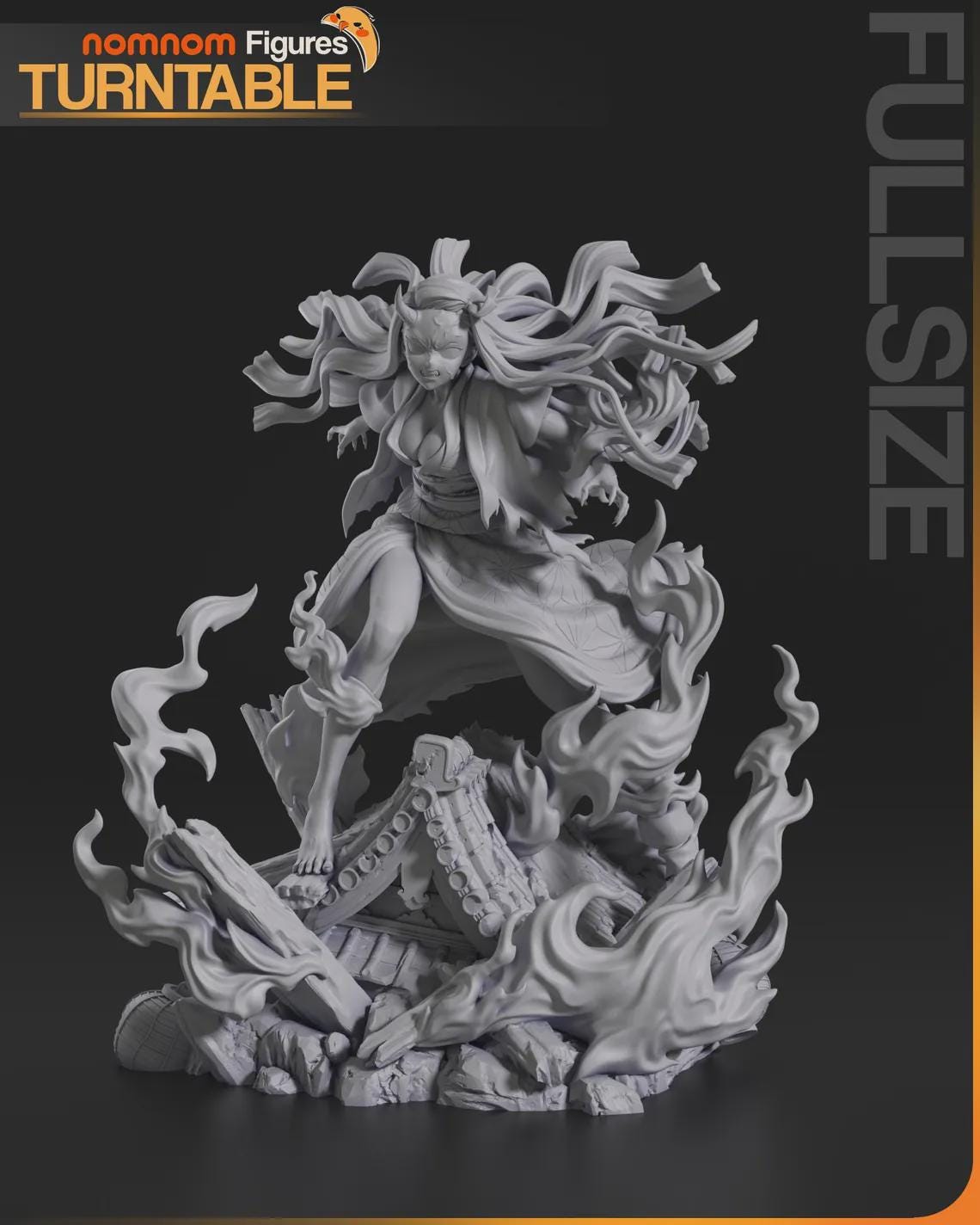 Figurine Nezuko Kamado Fan Art - Demon Slayer