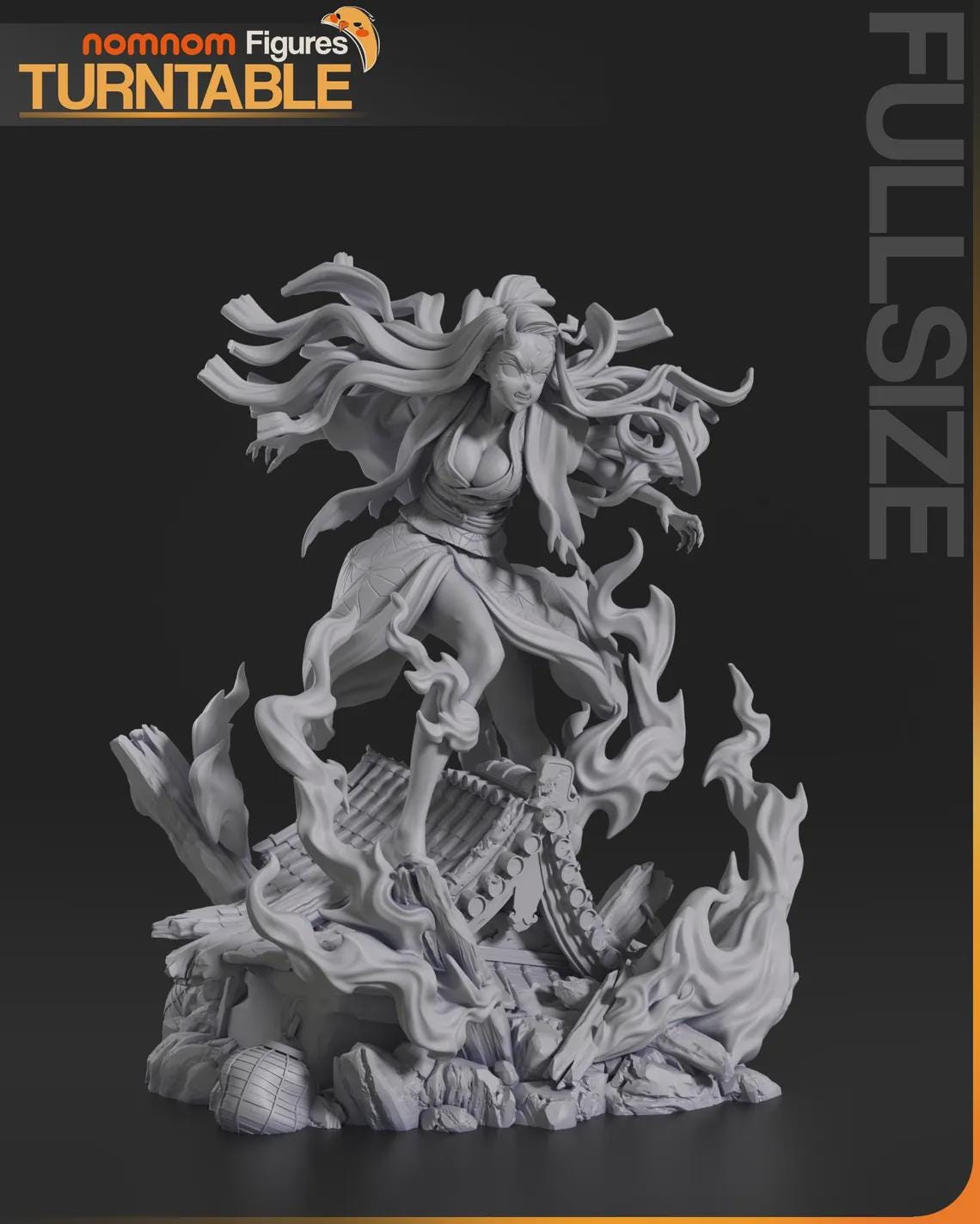 Figurine Nezuko Kamado Fan Art - Demon Slayer