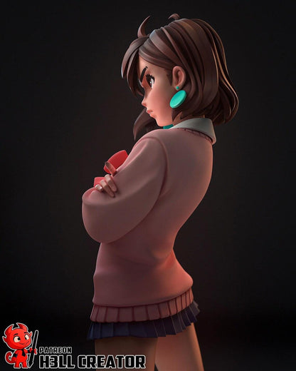 Figurine Momo Ayase Fan Art - DanDaDan