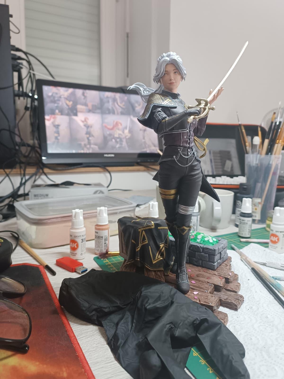 Figurine Maëlle Fan Art - Clair Obscur Expédition 33