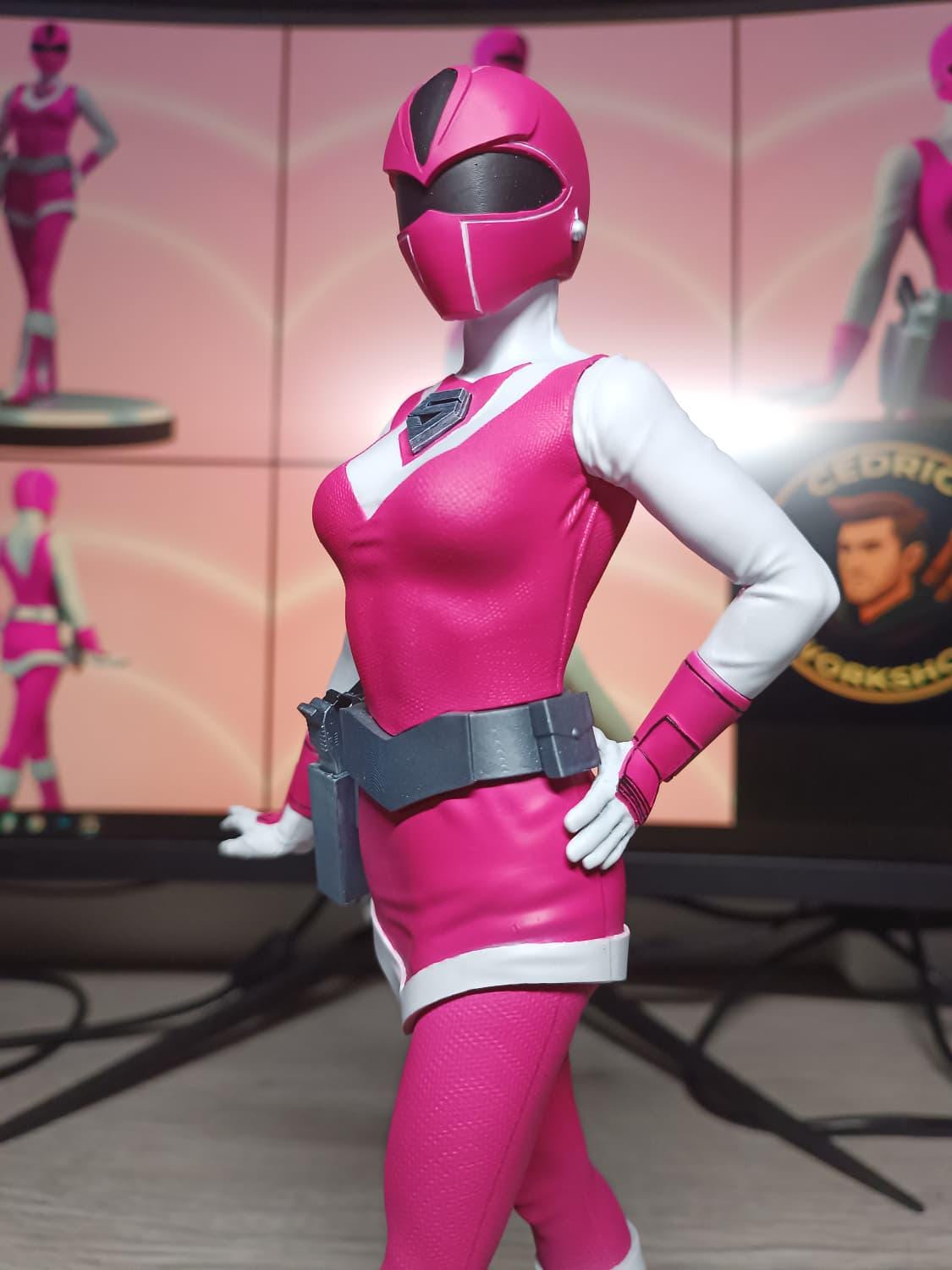 Figurine Maskman Rose Fan Art - Bioman 2