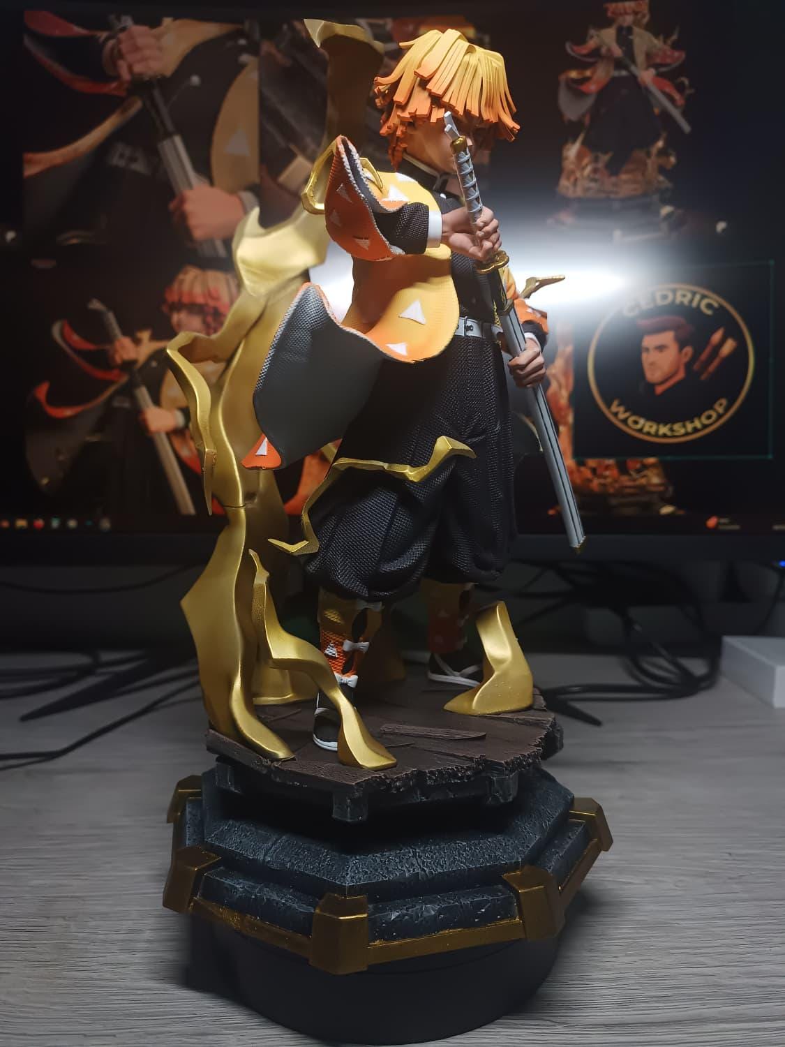 Figurine Zenitsu Fan Art - Demon slayer