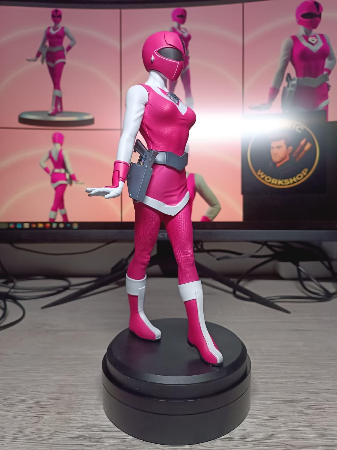 Figurine Maskman Rose Fan Art - Bioman 2