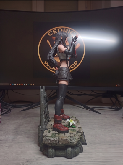 Figurine Tifa Fan Art  - Final Fantasy