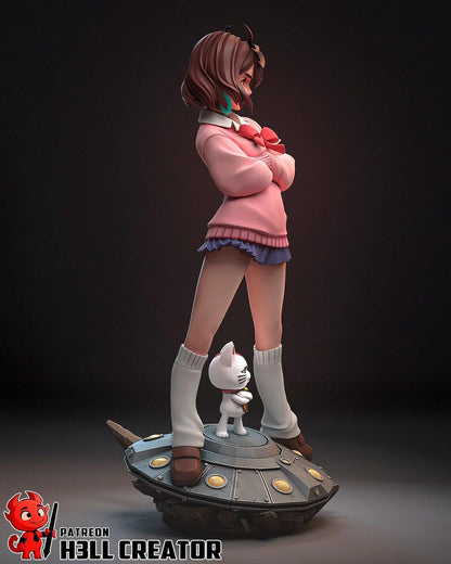 Figurine Momo Ayase Fan Art - DanDaDan