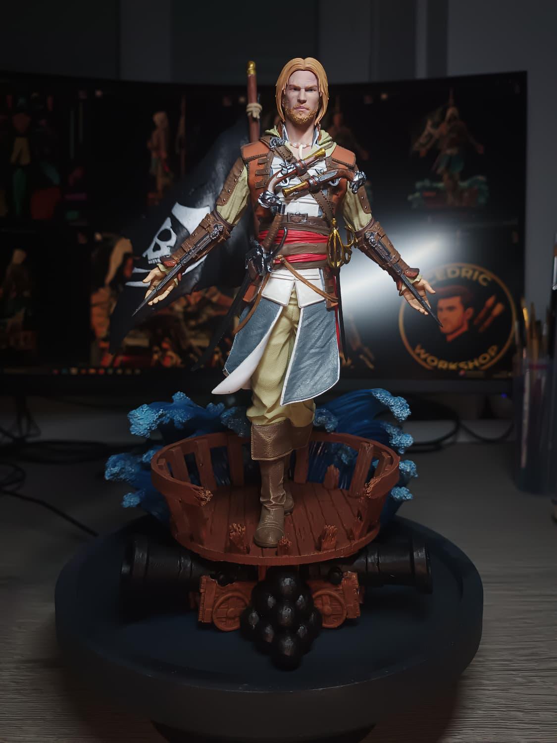 Figurine Edward Kenway Fan Art - Assassin's Creed Black Flag