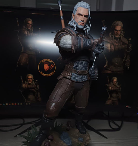 Figurine Geralt de Riv Fan Art - The witcher