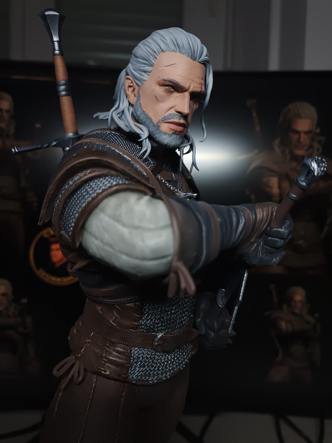 Figurine Geralt de Riv Fan Art - The witcher