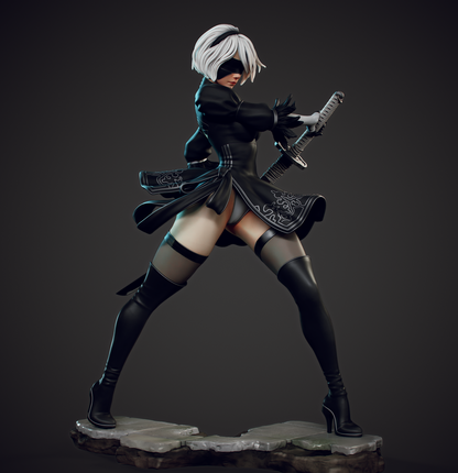Figurine 2B Fan Art  - Nier: Automata