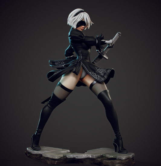 Figurine 2B Fan Art  - Nier: Automata