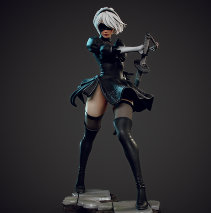 Figurine 2B Fan Art  - Nier: Automata
