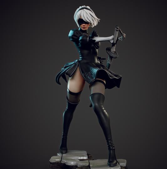 Figurine 2B Fan Art  - Nier: Automata