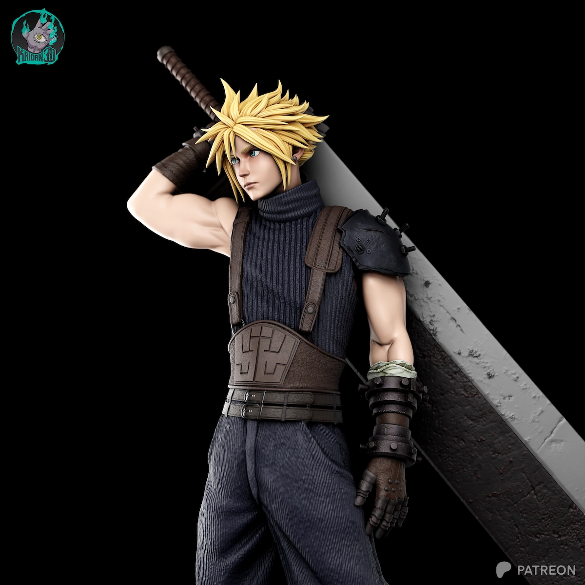 Figurine Cloud Fan Art  - Final Fantasy