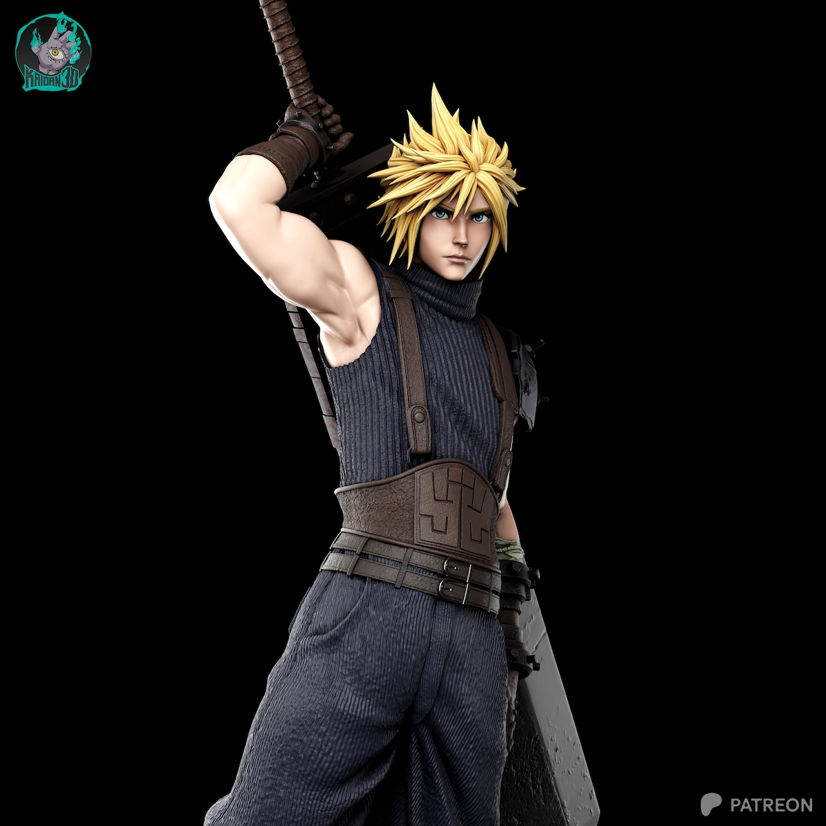 Figurine Cloud Fan Art  - Final Fantasy