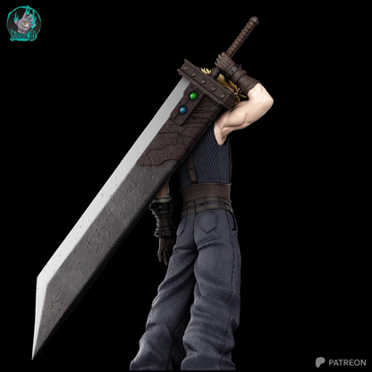 Figurine Cloud Fan Art  - Final Fantasy