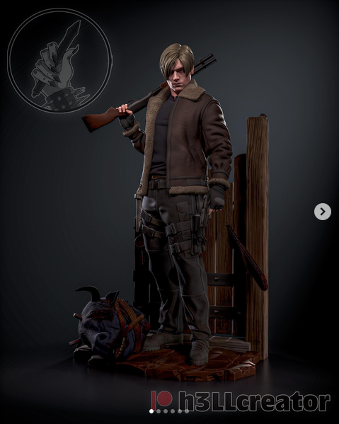Figurine Leon Kennedy Fan Art - Resident Evil 4