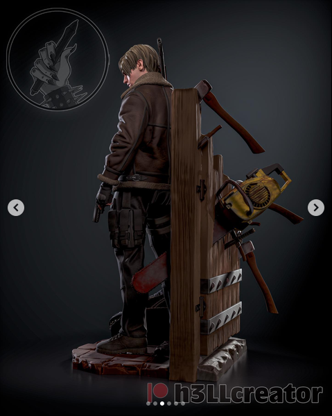 Figurine Leon Kennedy Fan Art - Resident Evil 4