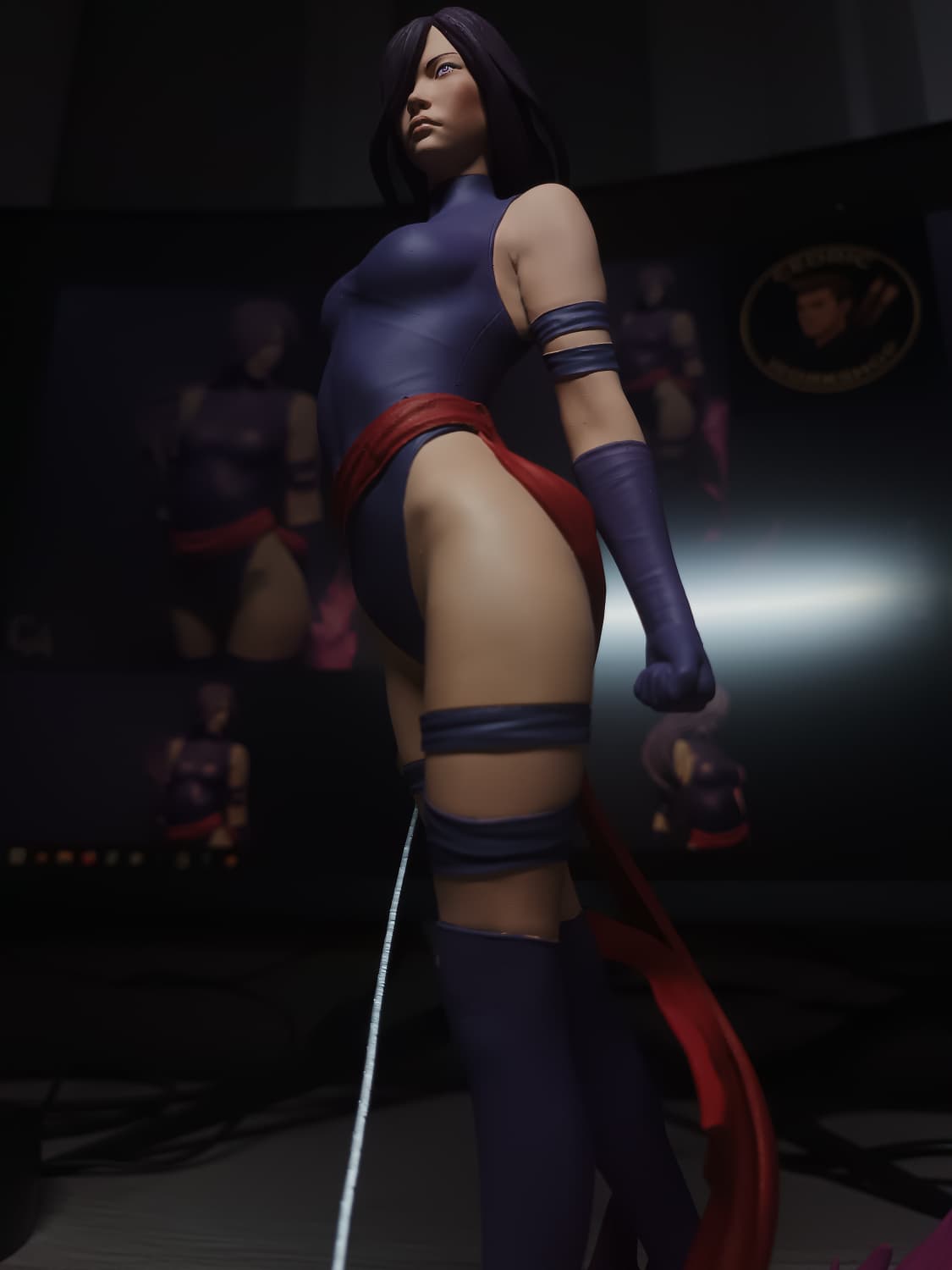 Figurine Psylocke Fan Art  - X-Men