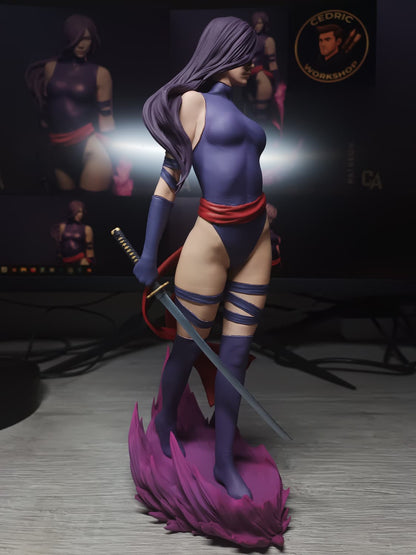 Figurine Psylocke Fan Art  - X-Men