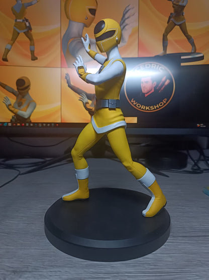 Figurine Maskman Jaune Fan Art - Bioman 2