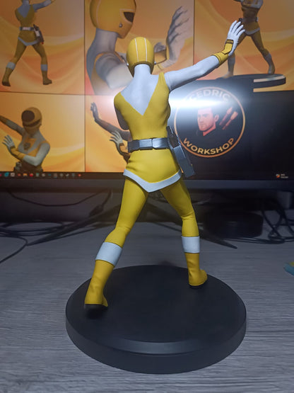 Figurine Maskman Jaune Fan Art - Bioman 2