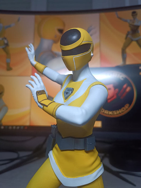 Figurine Maskman Jaune Fan Art - Bioman 2