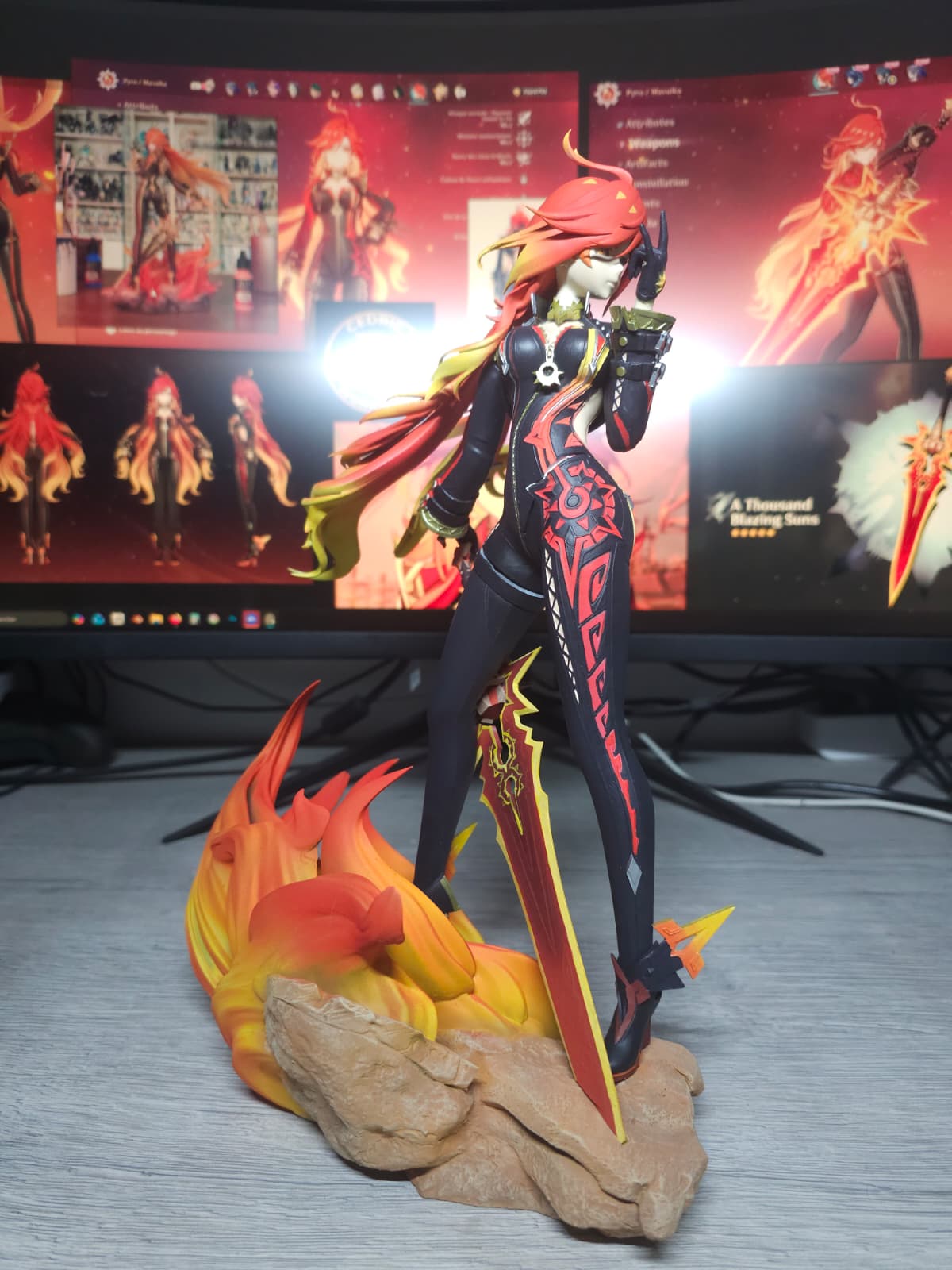 Figurine Mavuika Fan Art  - Genshin Impact