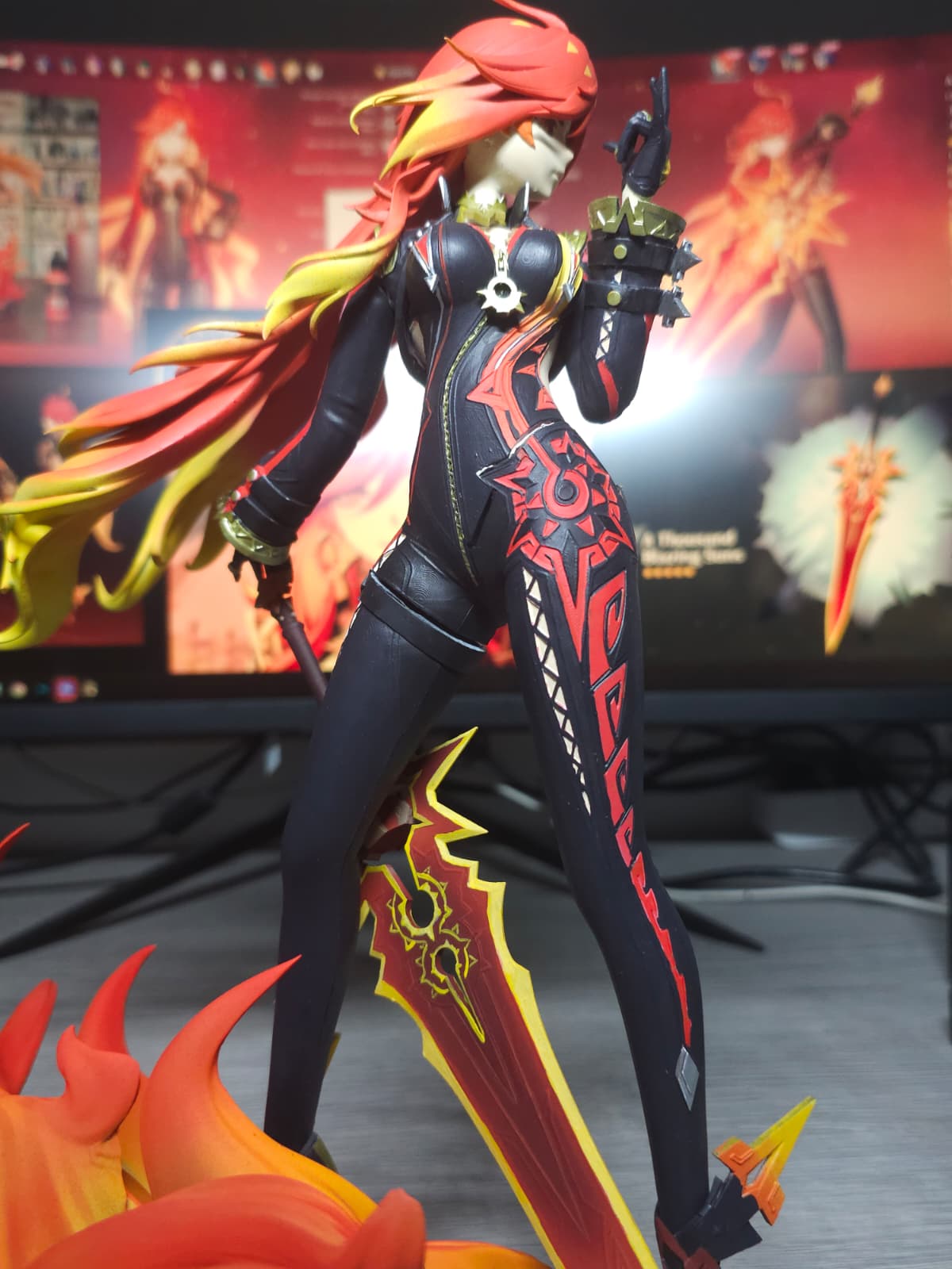 Figurine Mavuika Fan Art  - Genshin Impact