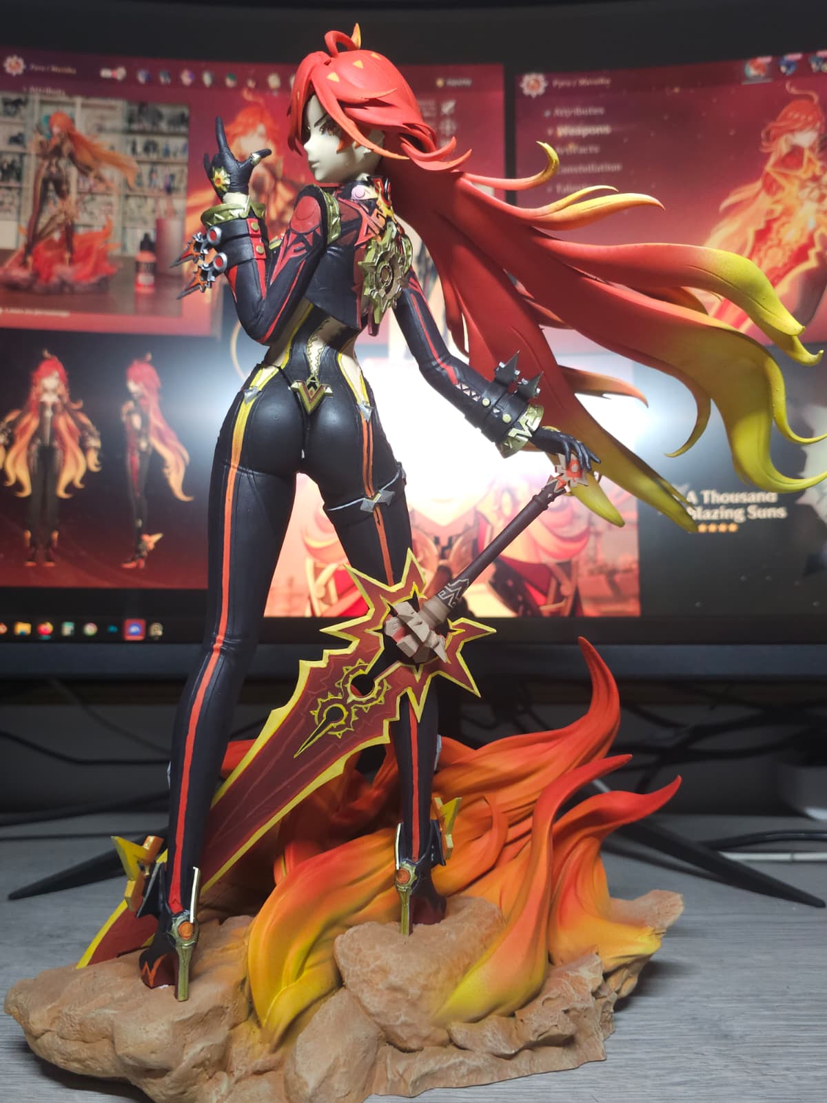 Figurine Mavuika Fan Art  - Genshin Impact