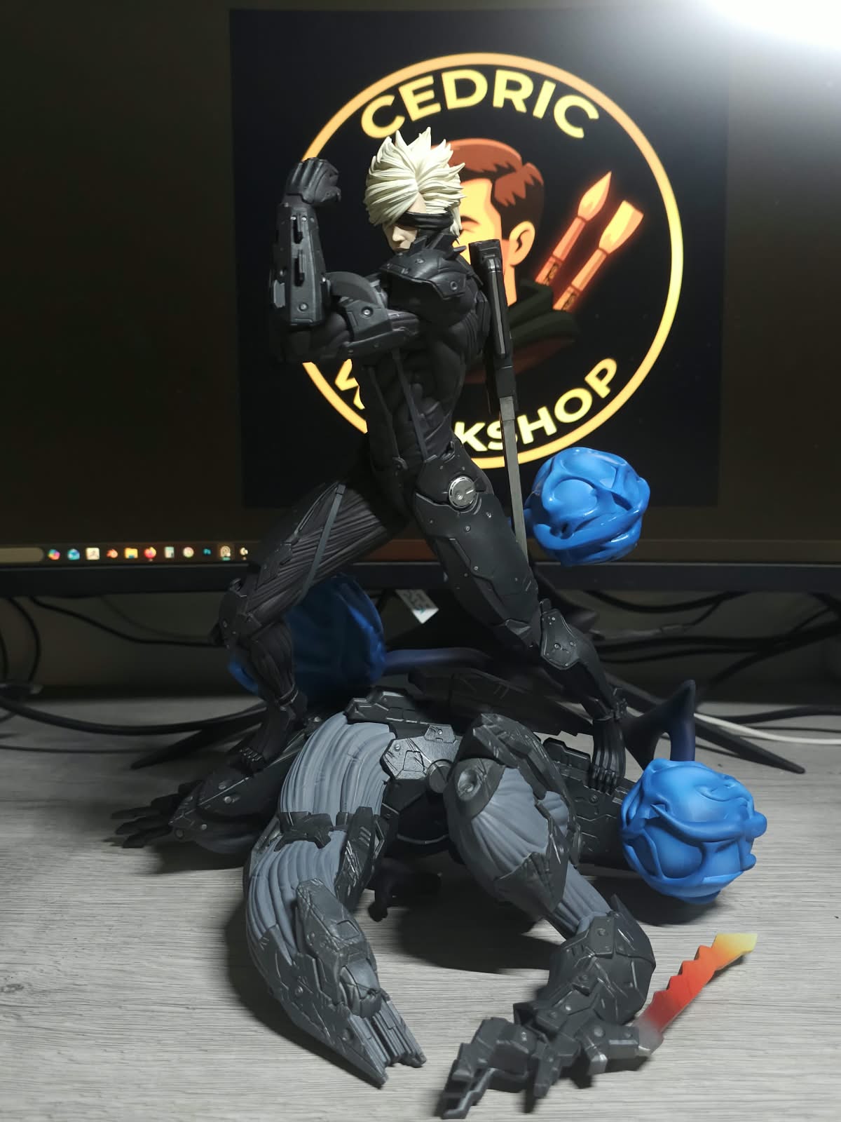 Raiden Fan Art Figurine - Metal Gear Rising