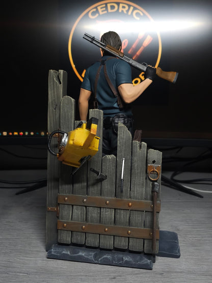 Leon Kennedy Fan Art Figurine - Resident Evil 4