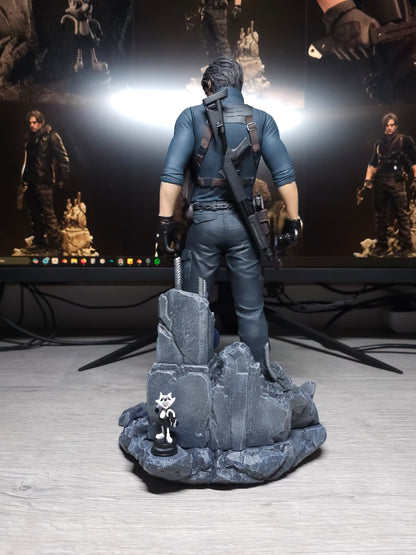 Leon Kennedy Fan Art Figurine - Resident Evil Requiem