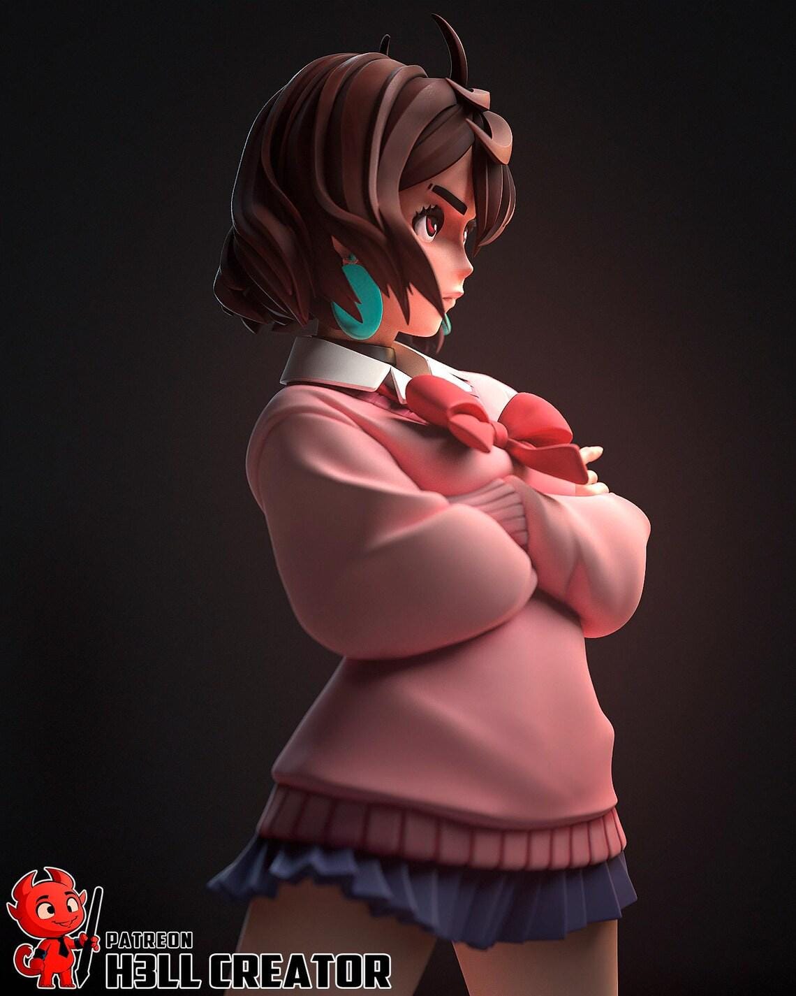 Figurine Momo Ayase Fan Art - DanDaDan